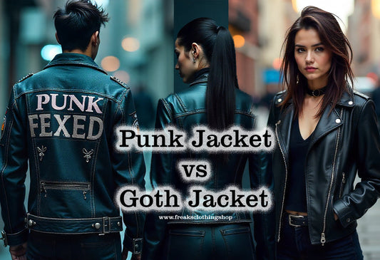 Punk Jacket vs Goth Jacket freaks clothing shop blog