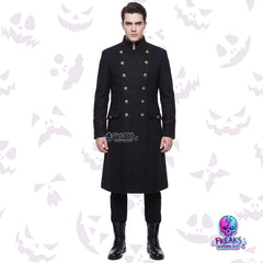 Gothic Victorian Military Officer Trench Coat