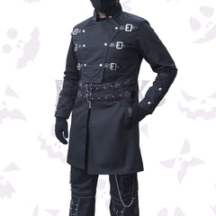 Executively Evil Gothic Coat: ALT Mens Military Jacket