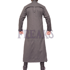 Gothic Vampire Long Buckle Coat