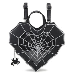 Lolita Spiderweb Heart Shaped Backpacks