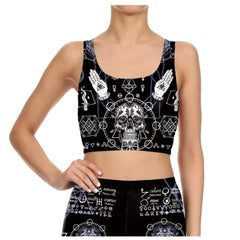 Ouija Gothic Legging Fashion Elastic 3D Push-Up Leggings