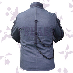 Strait Psychopath Goth Jacket: Mens ALT Military Jacket