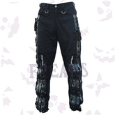 High Waist Lace Up Gothic Pant