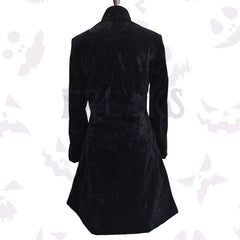 Black Velvet Dress Coat