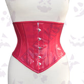 Women PVC Vinyl Underbust Corset