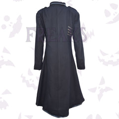 Gothic Empress Double-Breasted Long Coat