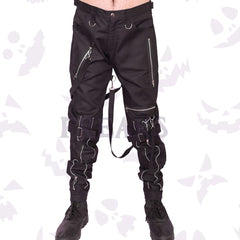 Punk Zipper Pants for men – gothic industrial style