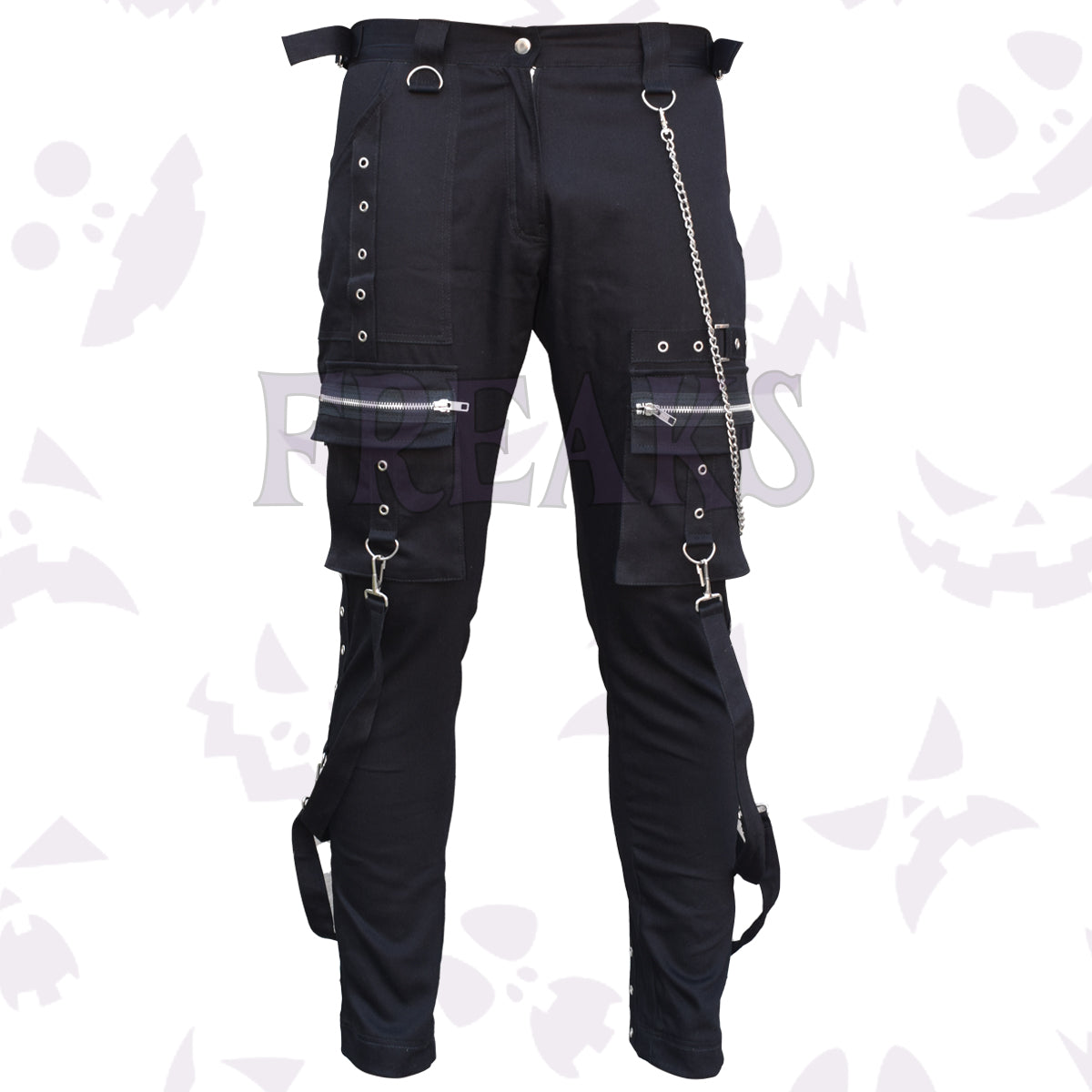 Slim-Fit Gothic Pant For Mens