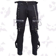 Slim-Fit Gothic Pant For Mens