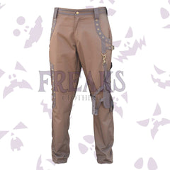 Back of Dusty brown steampunk pants