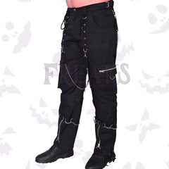 Utility Gothic Cargo Pants with chains