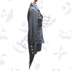 Vampire Real Black Leather Tailcoat