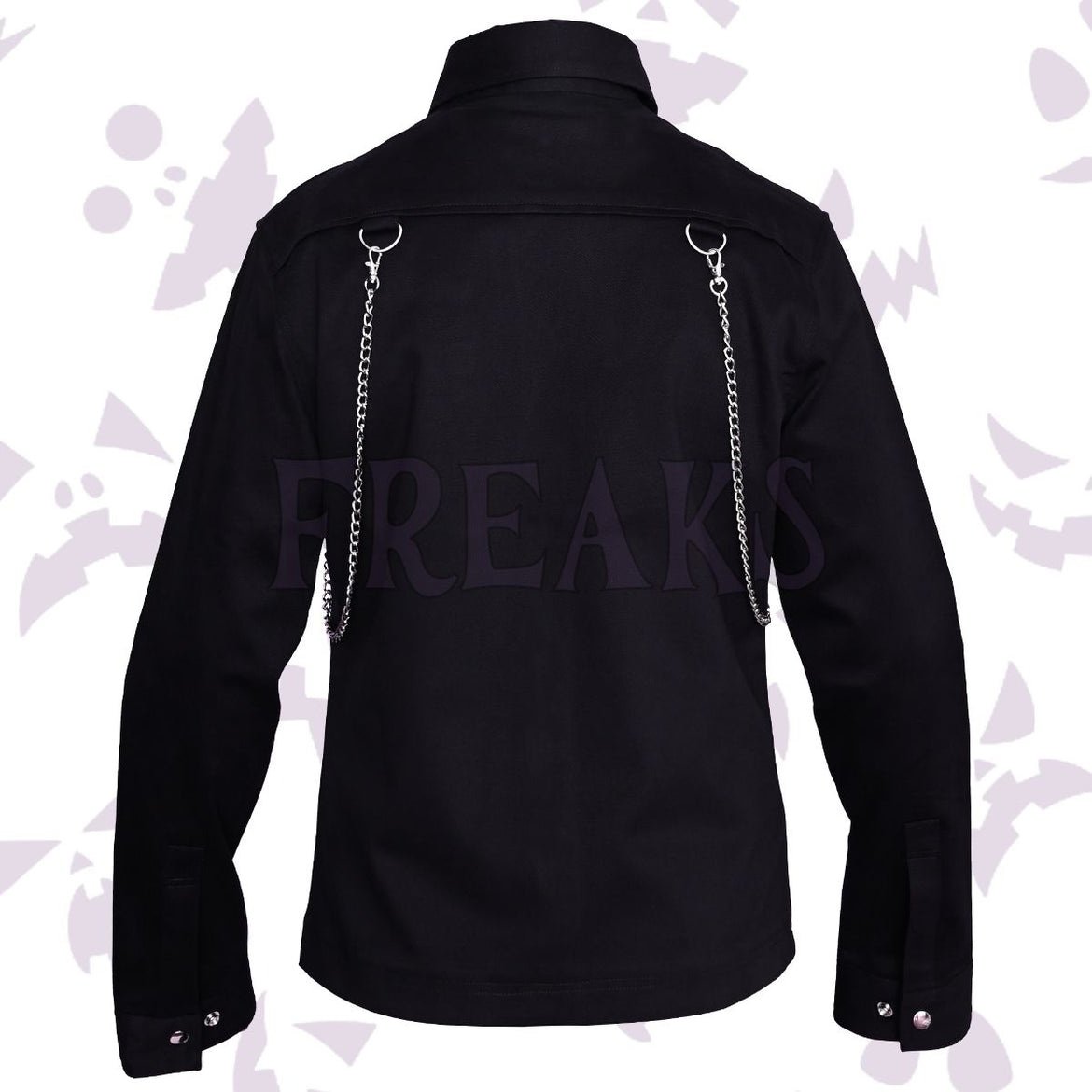 long-sleeves-gothic-button-up-